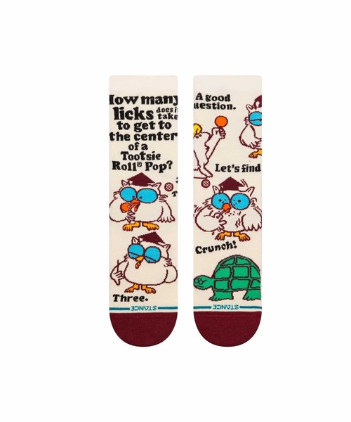 STANCE（スタンス）の「STANCE/スタンス キッズ 靴下 ソックス MR OWL KIDS K545A24MRO#CVS（ソックス/靴下・キッズ・ベージュ系その他・L）」の4枚目の写真