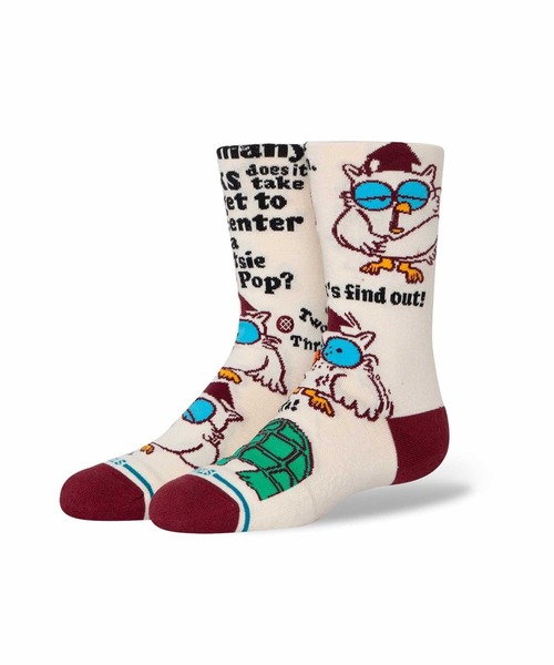 STANCE（スタンス）の「STANCE/スタンス キッズ 靴下 ソックス MR OWL KIDS K545A24MRO#CVS（ソックス/靴下・キッズ・ベージュ系その他・L）」の3枚目の写真