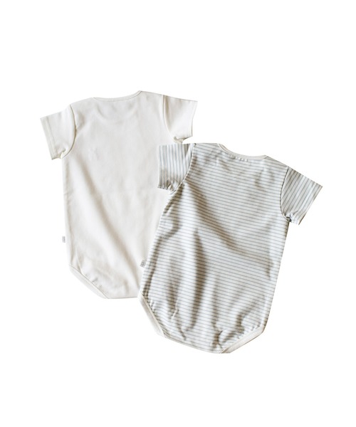 DADWAY（ダッドウェイ）の「ボディスーツ（Tシャツ/カットソー・キッズ・サックスブルー/オフホワイト・70cm/80ｃｍ）」の7枚目の写真