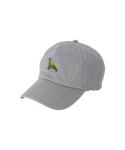 POET MEETS DUBWISE（ポエットミーツダブワイズ）の「【POET MEETS DUBWISE/ポエトミーツダブワイズ】 BIRDER TOURS CAP 「BIRDER TOURS」6パネルキャップ（キャップ・メンズ・グレー/グリーン/ブラック・FREE）」の2枚目の写真
