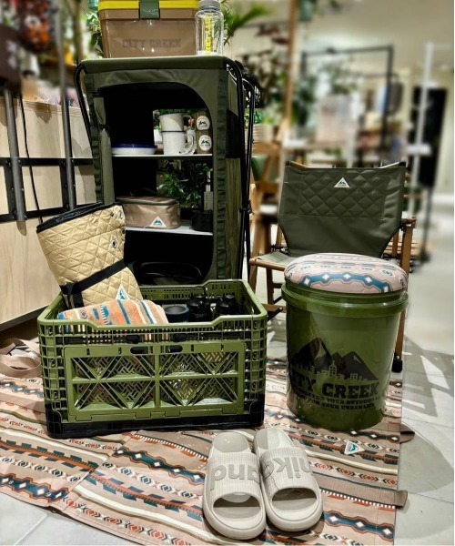 niko and...（ニコアンド）の「【CITY CREEK】フリップコンテナ（アウトドアグッズ・レディース・オリーブ・0）」の17枚目の写真