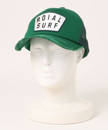 CAP/ROIAL(ロイアル)フロントブランドロゴメッシュキャップ