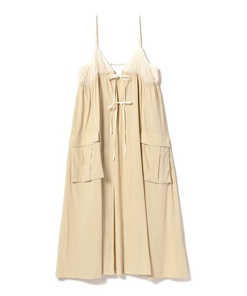 Ray BEAMS（レイビームス）の「Ray BEAMS / カーゴ ポケット キャミ ワンピース（ワンピース・レディース・オリーブ/ベージュ・ONE SIZE）」の14枚目の写真