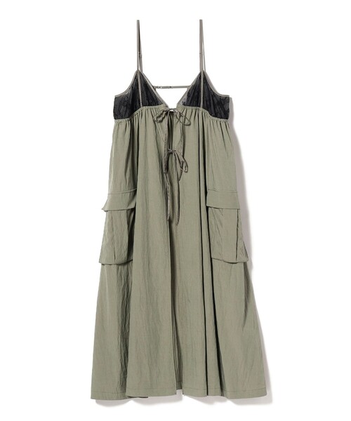 Ray BEAMS（レイビームス）の「Ray BEAMS / カーゴ ポケット キャミ ワンピース（ワンピース・レディース・オリーブ/ベージュ・ONE SIZE）」の22枚目の写真