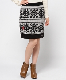 Desigual | 「Desigual/デシグアル」フェアアイル調ニットスカート(スカート)