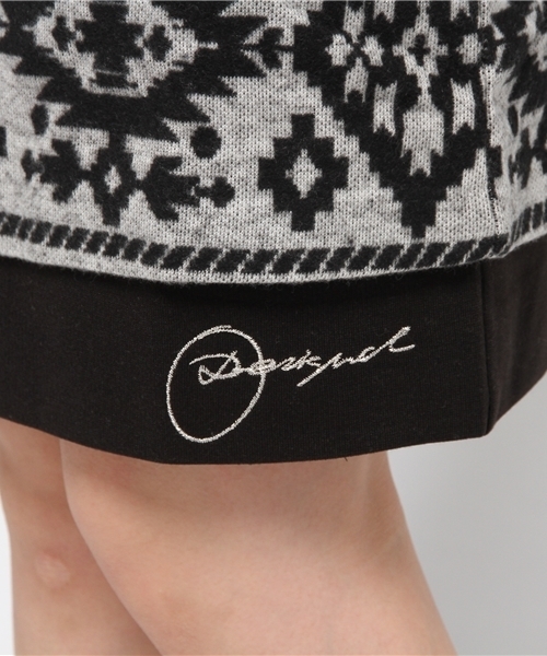 Desigual（デシグアル）の「「Desigual/デシグアル」フェアアイル調ニットスカート（スカート・レディース・グレー・LARGE/MEDIUM/X-LARGE/X-SMALL/SMALL）」の8枚目の写真