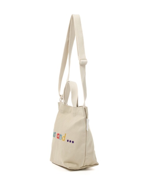 niko and...(ニコアンド)の「オリジナル ニコロゴカラフル刺繍2WAYトートバッグ(トートバッグ・レディース・その他1・0)」の4枚目の写真