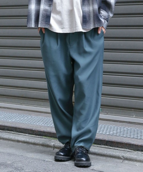 niko and...(ニコアンド)の「TRリラックスイージーパンツ(その他パンツ・メンズ・ライトベージュ/ブルー/チャコール・MEDIUM/LARGE)」の3枚目の写真
