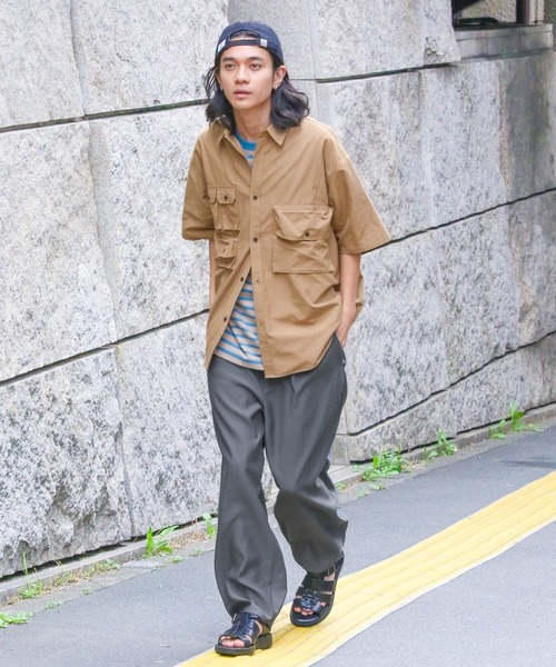 niko and...(ニコアンド)の「TRリラックスイージーパンツ(その他パンツ・メンズ・ライトベージュ/ブルー/チャコール・MEDIUM/LARGE)」の4枚目の写真
