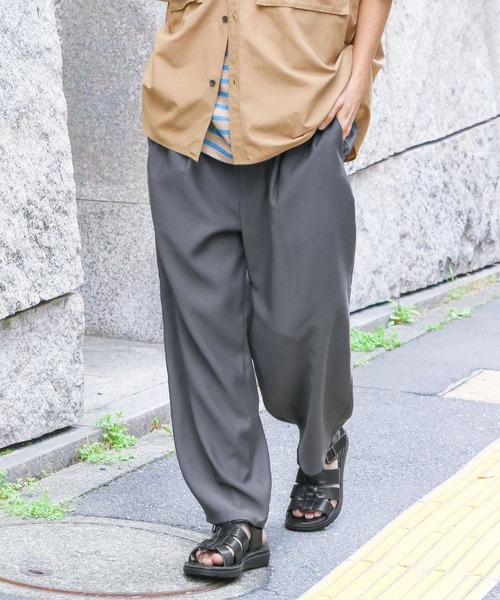 niko and...(ニコアンド)の「TRリラックスイージーパンツ(その他パンツ・メンズ・ライトベージュ/ブルー/チャコール・MEDIUM/LARGE)」の6枚目の写真