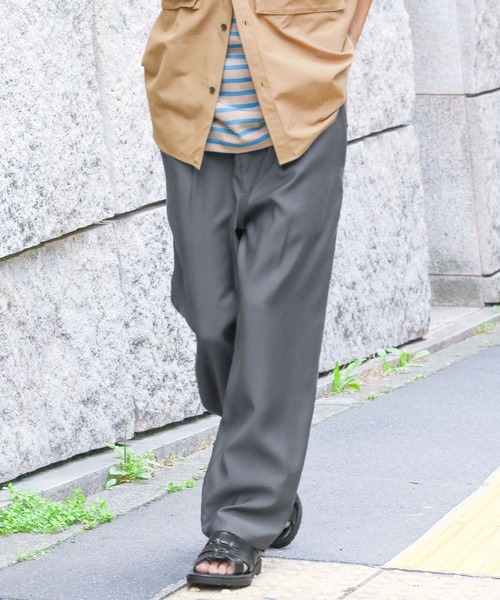 niko and...(ニコアンド)の「TRリラックスイージーパンツ(その他パンツ・メンズ・ライトベージュ/ブルー/チャコール・MEDIUM/LARGE)」の7枚目の写真