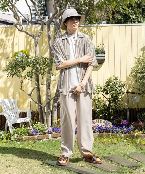 niko and...(ニコアンド)の「TRリラックスイージーパンツ(その他パンツ・メンズ・ライトベージュ/ブルー/チャコール・MEDIUM/LARGE)」の8枚目の写真