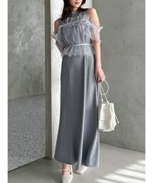 dazzlin | ラメチュールビスチェカットワンピース(ワンピース)