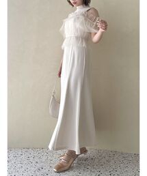 dazzlin | ラメチュールビスチェカットワンピース(ワンピース)