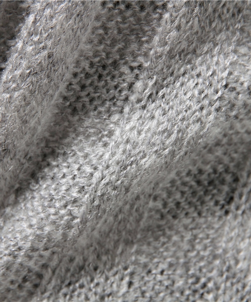 SEVENDAYS=SUNDAY(セブンデイズサンデイ)の「モヘヤ混 ストライプ柄ロングカーディガン(カーディガン/ボレロ・レディース・ネイビー/オフホワイト/杢グレー・FREE)」の11枚目の写真