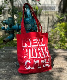 mi via loca（ミヴィアロカ）の「RECYCLED SOFT FABRIC ニューヨークロゴトートバッグ（トートバッグ・メンズ）」