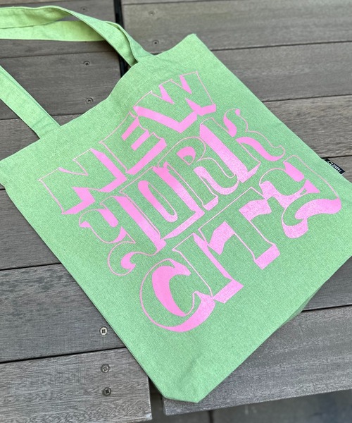 セール】RECYCLED SOFT FABRIC ニューヨークロゴトートバッグ