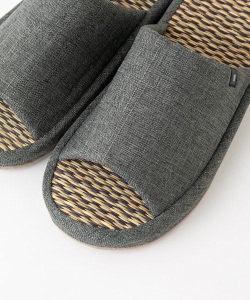 COLONY 2139（コロニートゥーワンスリーナイン）の「い草スリッパ（ルームシューズ/スリッパ・レディース・グレー/アイボリー・LARGE/MEDIUM）」の14枚目の写真
