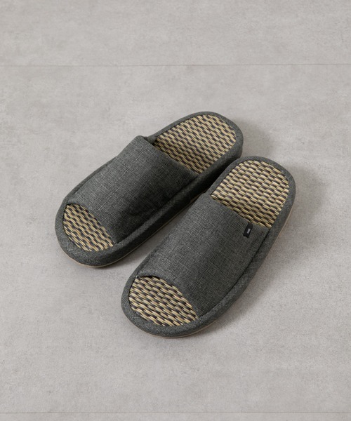 COLONY 2139（コロニートゥーワンスリーナイン）の「い草スリッパ（ルームシューズ/スリッパ・レディース・グレー/アイボリー・LARGE/MEDIUM）」の9枚目の写真