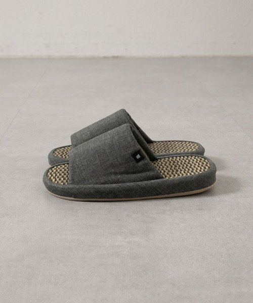 COLONY 2139（コロニートゥーワンスリーナイン）の「い草スリッパ（ルームシューズ/スリッパ・レディース・グレー/アイボリー・LARGE/MEDIUM）」の12枚目の写真