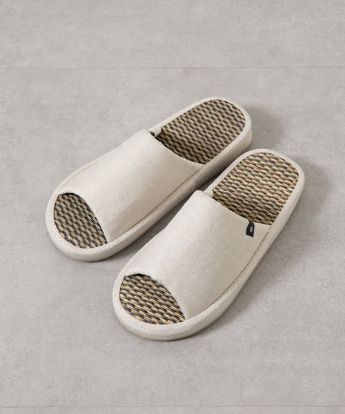 COLONY 2139（コロニートゥーワンスリーナイン）の「い草スリッパ（ルームシューズ/スリッパ・レディース・グレー/アイボリー・LARGE/MEDIUM）」の5枚目の写真