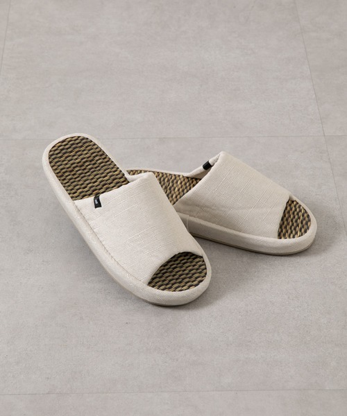 COLONY 2139（コロニートゥーワンスリーナイン）の「い草スリッパ（ルームシューズ/スリッパ・レディース・グレー/アイボリー・LARGE/MEDIUM）」の7枚目の写真