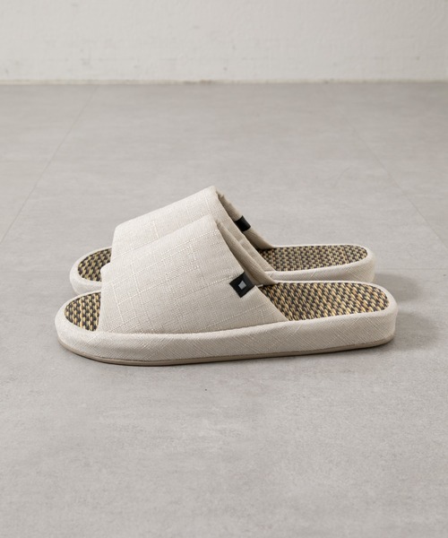 COLONY 2139（コロニートゥーワンスリーナイン）の「い草スリッパ（ルームシューズ/スリッパ・レディース・グレー/アイボリー・LARGE/MEDIUM）」の8枚目の写真