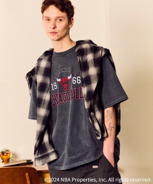 NBA（エヌビーエー）の「[OFF THE COURT by NBA/オフ・ザ・コート バイ NBA] 別注 プリントTシャツ（Tシャツ/カットソー・レディース・C/B/I/G/F/E/D/H/A・XL/L/M/S）」の19枚目の写真