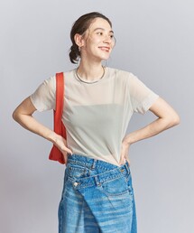 ポリエステルチュール ショートスリーブ Tシャツ