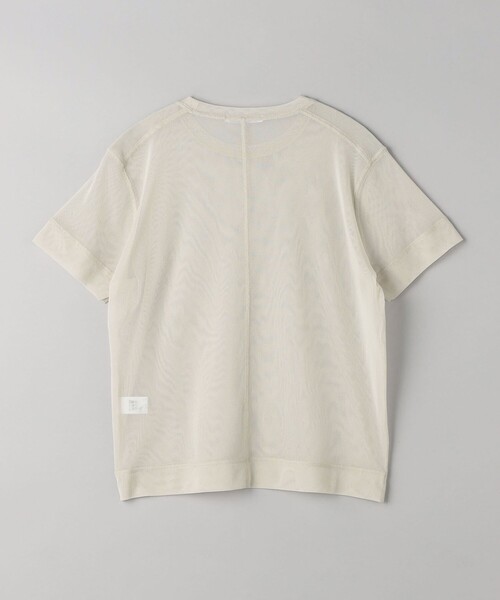 BEAUTY&YOUTH UNITED ARROWS（ビューティーアンドユースユナイテッドアローズ）の「ポリエステルチュール ショートスリーブ Tシャツ（Tシャツ/カットソー・レディース・ライトブルー/ブラック/ナチュラル・FREE）」の8枚目の写真