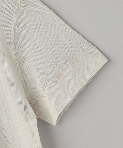 BEAUTY&YOUTH UNITED ARROWS（ビューティーアンドユースユナイテッドアローズ）の「ポリエステルチュール ショートスリーブ Tシャツ（Tシャツ/カットソー・レディース・ライトブルー/ブラック/ナチュラル・FREE）」の19枚目の写真