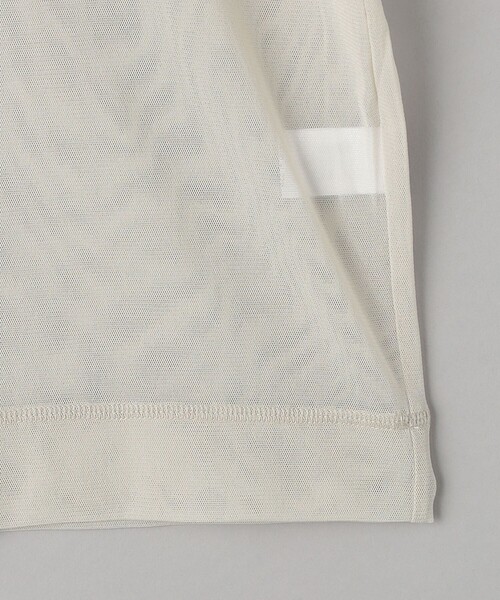 BEAUTY&YOUTH UNITED ARROWS（ビューティーアンドユースユナイテッドアローズ）の「ポリエステルチュール ショートスリーブ Tシャツ（Tシャツ/カットソー・レディース・ライトブルー/ブラック/ナチュラル・FREE）」の20枚目の写真