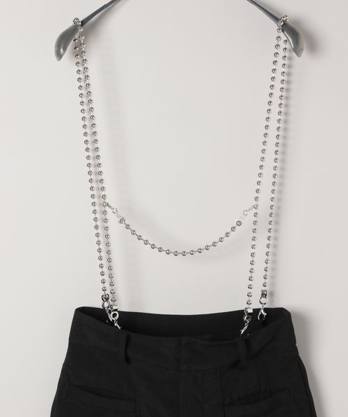 JEANASIS（ジーナシス）の「ボールチェーンサスツキワイドパンツ