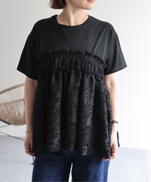 チュールドッキングTシャツ