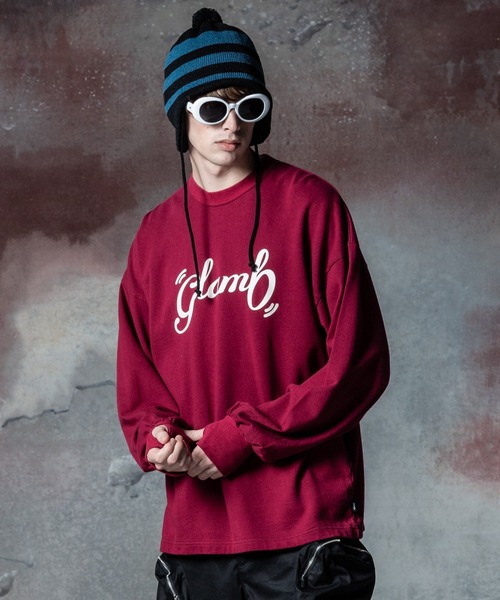 glamb(グラム)の「All Purpose Sweat / オールパーポーズスウェット(スウェット・メンズ・ブラック/ワイン/ベージュ・S/M/L)」の3枚目の写真