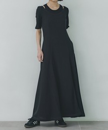 PUBLIC TOKYO（パブリックトウキョウ）の「【完売間近】ワッフルコンビフレアワンピース（ワンピース）」