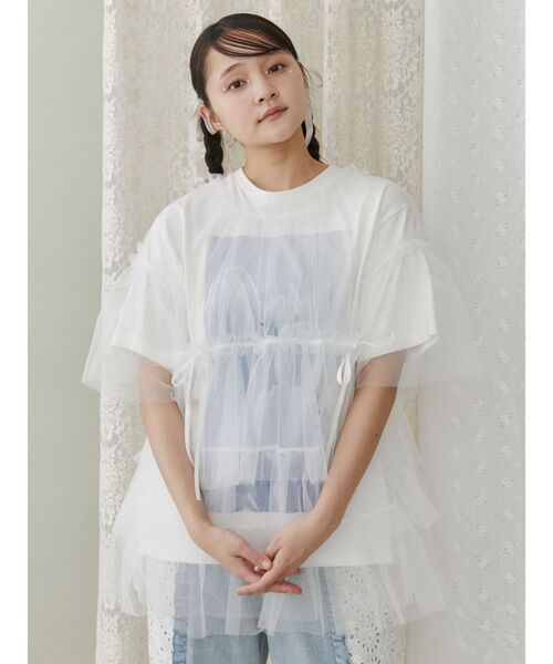 ティアードチュールtops（Tシャツ/カットソー）｜merry jenny（メリージェニー） pattayablatt.com