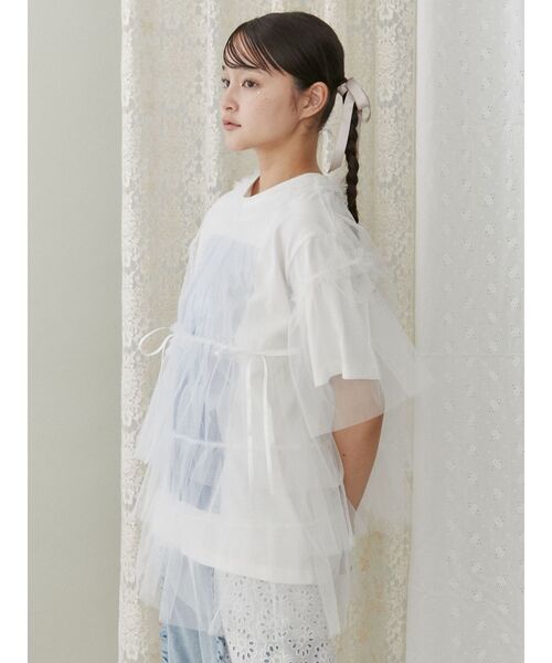 ティアードチュールtops（Tシャツ/カットソー）｜merry jenny（メリージェニー） pattayablatt.com