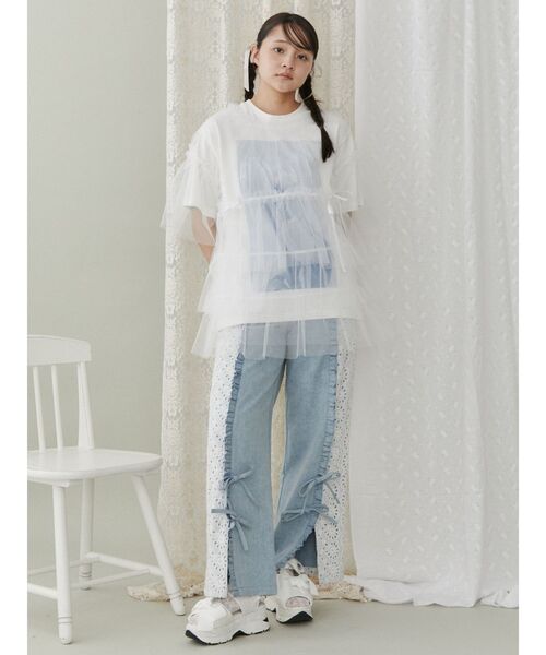 ティアードチュールtops（Tシャツ/カットソー）｜merry jenny（メリージェニー） pattayablatt.com