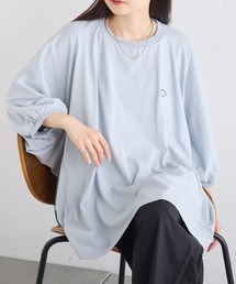 PUAL CE CIN | 汗に負けない！チュニックTシャツ(Tシャツ/カットソー)
