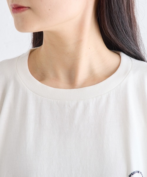 PUAL CE CIN(ピュアルセシン)の「汗に負けない!チュニックTシャツ(Tシャツ/カットソー・レディース・ベージュ/サックスブルー/イエロー/オフホワイト・FREE)」の14枚目の写真