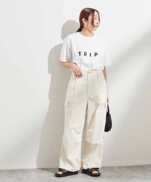 journal standard L'essage（ジャーナルスタンダードレサージュ）の「《追加》POET MEETS DUBWISE  TRIP Tシャツ（Tシャツ/カットソー・レディース・ホワイト/モスグリーン/ブラック・FREE）」の7枚目の写真