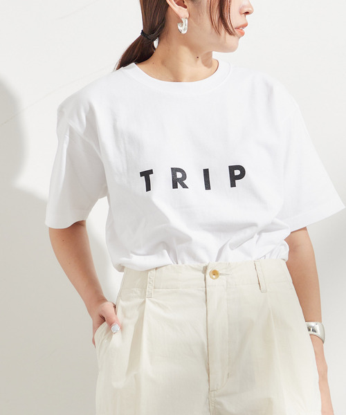 journal standard L'essage（ジャーナルスタンダードレサージュ）の「《追加》POET MEETS DUBWISE  TRIP Tシャツ（Tシャツ/カットソー・レディース・ホワイト/モスグリーン/ブラック・FREE）」の10枚目の写真