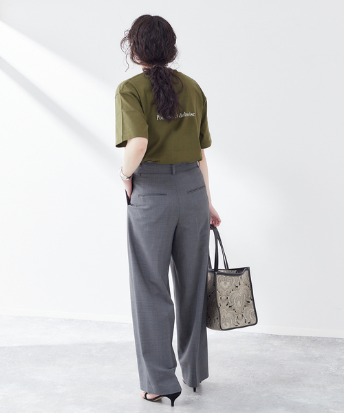 journal standard L'essage（ジャーナルスタンダードレサージュ）の「《追加》POET MEETS DUBWISE  TRIP Tシャツ（Tシャツ/カットソー・レディース・ホワイト/モスグリーン/ブラック・FREE）」の19枚目の写真