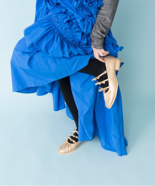 Casselini（キャセリーニ）の「CASSELINI/キャセリーニ/ギャザーリボンパンプス（パンプス・レディース・アイボリー/ブラック・23.5/24/24.5/24.0）」の14枚目の写真