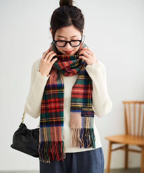 le.coeur blanc(ルクールブラン)の「TWEEDMILLストール(ストール/ショール・レディース・ブルー系その他4/ベージュ系その他2/グレー系その他・FREE)」の22枚目の写真