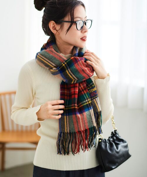 le.coeur blanc(ルクールブラン)の「TWEEDMILLストール(ストール/ショール・レディース・ブルー系その他4/ベージュ系その他2/グレー系その他・FREE)」の21枚目の写真