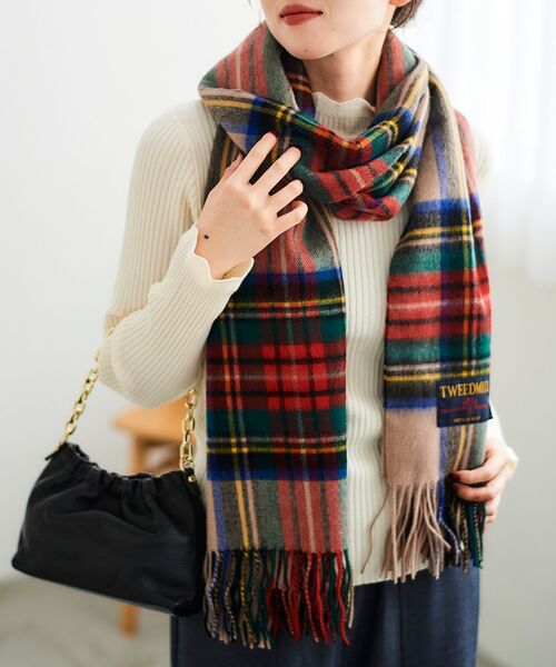 le.coeur blanc(ルクールブラン)の「TWEEDMILLストール(ストール/ショール・レディース・ブルー系その他4/ベージュ系その他2/グレー系その他・FREE)」の19枚目の写真