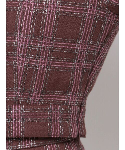 RESEXXY（リゼクシー）の「ツイードコンパクトブラウス【セットアップ着用可能】（シャツ/ブラウス・レディース・ブルー/ブラック/パープル・FREE）」の14枚目の写真