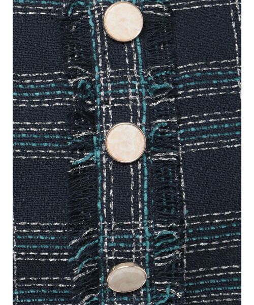 RESEXXY（リゼクシー）の「ツイードコンパクトブラウス【セットアップ着用可能】（シャツ/ブラウス・レディース・ブルー/ブラック/パープル・FREE）」の18枚目の写真